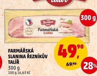 Farmářská slanina Řezníkův talíř