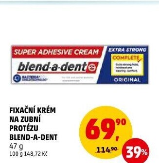 Fixační krém na zubní protézu Blend-a-dent