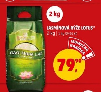 Jasmínová rýže Lotus Rice