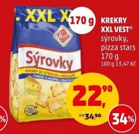 Krekry Sýrovky Vest