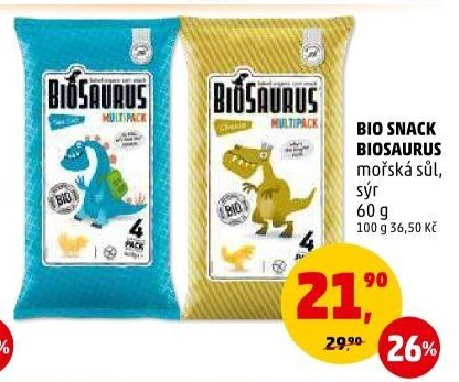 Křupky kukuřičné bez lepku Biosaurus