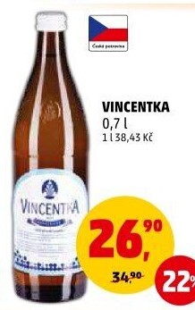 Minerální voda Vincentka