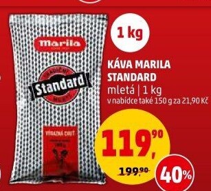 Mletá káva Standard Marila