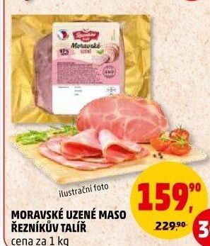 Moravské maso uzené Řezníkův talíř