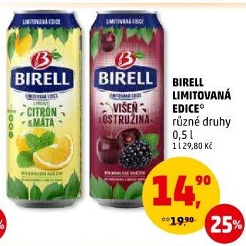 Nealkoholické pivo ochucené Birell