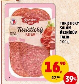 Salám turistický Řezníkův talíř