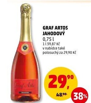 Sekt ovocný Graf Artos