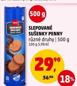 Sušenky slepované Penny