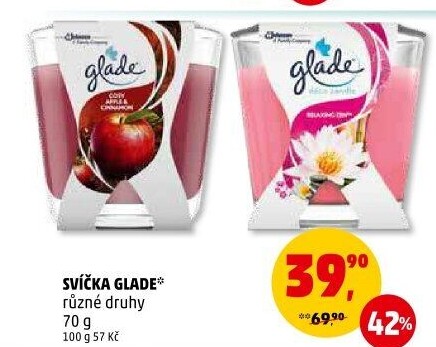 Svíčky vonné Glade by Brise