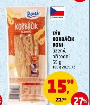 Sýr Korbáčky Boni