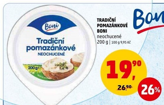 Tradiční pomazánkové Boni