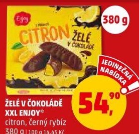 Tyčinky citron v čokoládě Enjoy