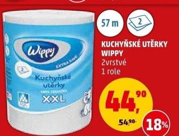 Utěrky kuchyňské 2vrstvé XXL Wippy