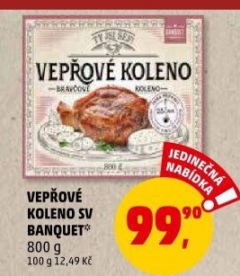 Vepřové koleno s kostí Sous vide Banquet