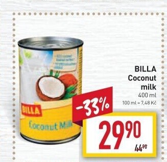 Kokosové mléko Billa