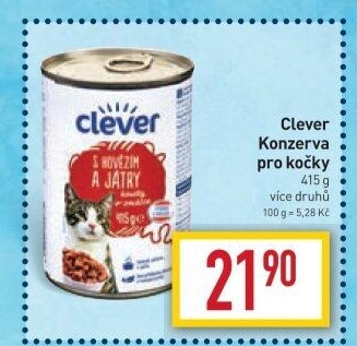 Konzerva pro kočky Clever