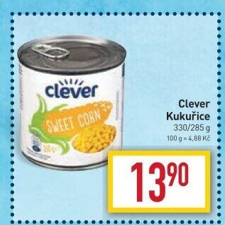 Kukuřice sterilovaná Clever