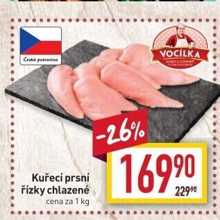 Kuřecí prsní řízky Vocílka