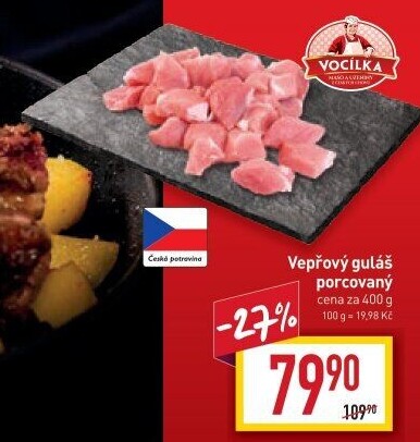 Maso na guláš vepřové Vocílka