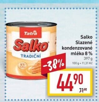 Mléko kondenzované Salko Tatra