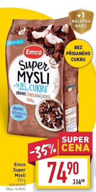 Müsli Super Mysli Emco