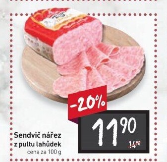 Nářez sendvičový Váhala