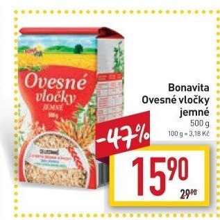 Ovesné vločky Bonavita