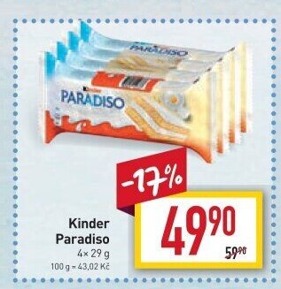 Řez mléčný Paradiso Kinder