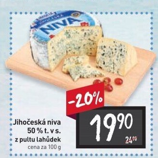 Sýr Niva Jihočeská 50% Madeta