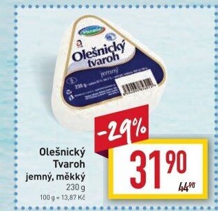 Tvaroh jemný Olešnický Moravia