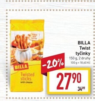 Tyčinky Twist Billa