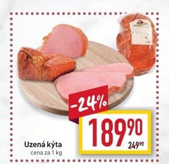 Uzená kýta bez kosti Kostelecké uzeniny