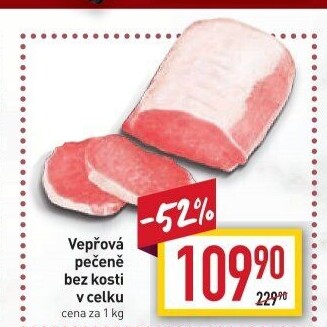 Vepřová pečeně bez kosti