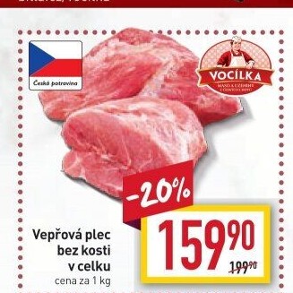 Vepřová plec bez kosti Vocílka