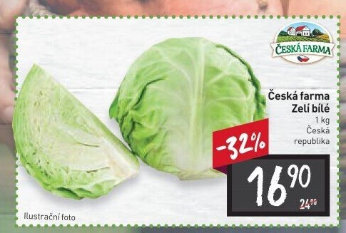 Zelí hlávkové bílé Česká farma