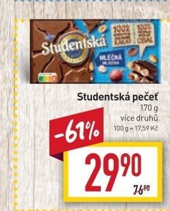 Čokoláda Studentská pečeť Orion
