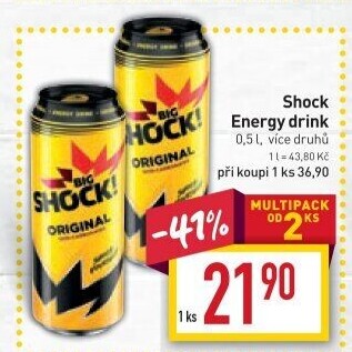 Energetický nápoj Big Shock