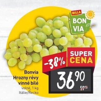 Hrozny bílé Billa Bonvia