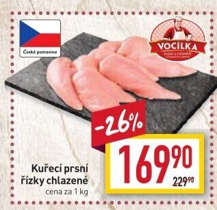 Kuřecí prsní řízky Vocílka