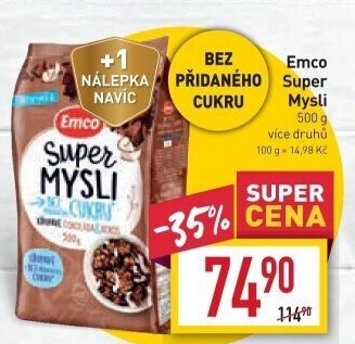 Müsli Super Mysli Emco
