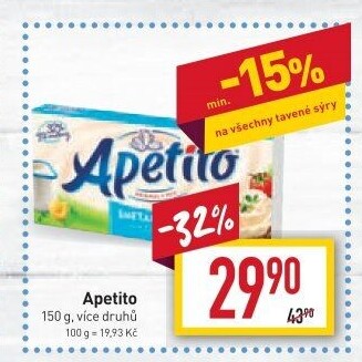 Sýr tavený Apetito