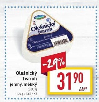 Tvaroh jemný Olešnický Moravia