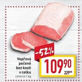 Vepřová pečeně bez kosti