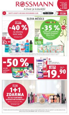 akční leták ROSSMANN drogerie 12.10.2022-25.10.2022