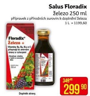 Doplněk stravy Železo+ Floradix Salus