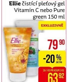 Gel pleťový čistící Ellie
