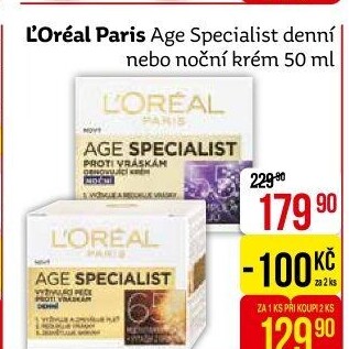 Krém pleťový proti vráskám Age Specialist L'
