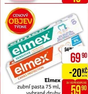 Pasty na zuby Elmex