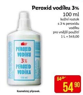 Peroxid vodíku 3% Coopharma