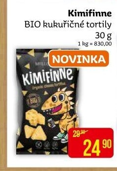 Snack bez lepku pro děti bio Kimifinne Mclloyd'